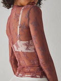 Mock Neck Long Sleeve Blouse DJPT