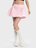 Pleated Detail Mid-Rise Waist Active Skirt DJPT
