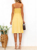 Smocked Sweetheart Neck Cami Dress DJPT