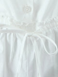Sleeve Ruffle Crop Blouse DJPT