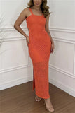 Side Slit Maxi Tank Dress DJPT