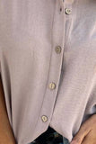 Size Casual Button Down Short Sleeve Loose Shirt Plus Size DJPT