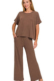 Cotton Slub Top & Pants Set DJPT