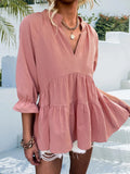 Flounce Sleeve Blouse DJPT